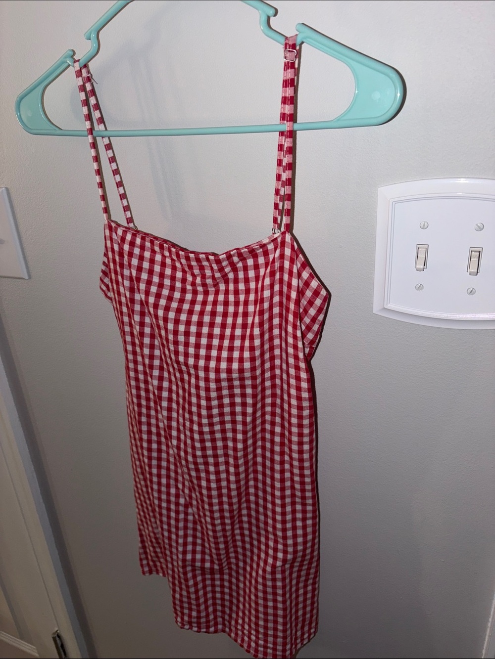 Zaful Red and White Gingham Mini Dress❤️💥